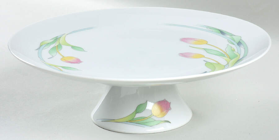Spring 10" Diameter Pedestal Cake Stand by Toscany-1
