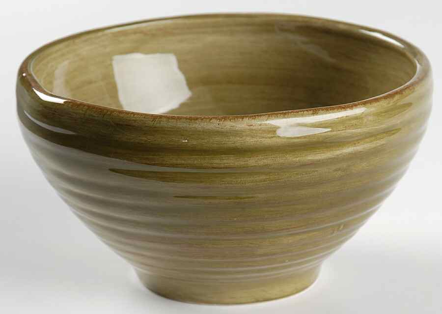 Rustico Olive Coupe Cereal Bowl by Tabletops Unlimited-1