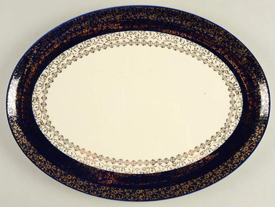 TST872 13" Oval Serving Platter by Taylor, Smith & Taylor (Ts&T)-1