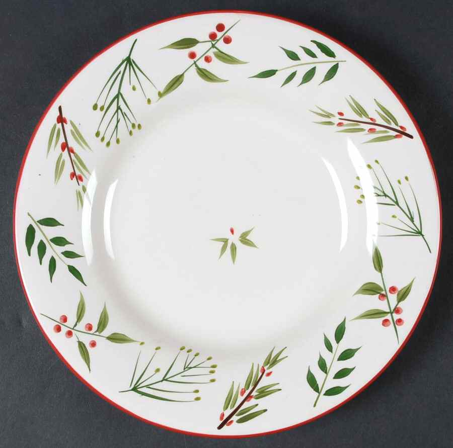 Winter Sprig Salad Plate by Tag Ltd-1