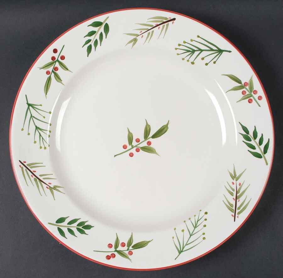 Winter Sprig 13" Chop Plate (Round Platter) by Tag Ltd-1