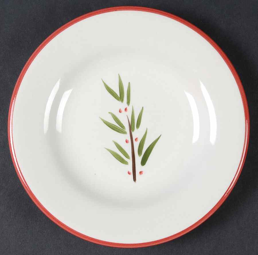 Winter Sprig Appetizer Plate by Tag Ltd-1