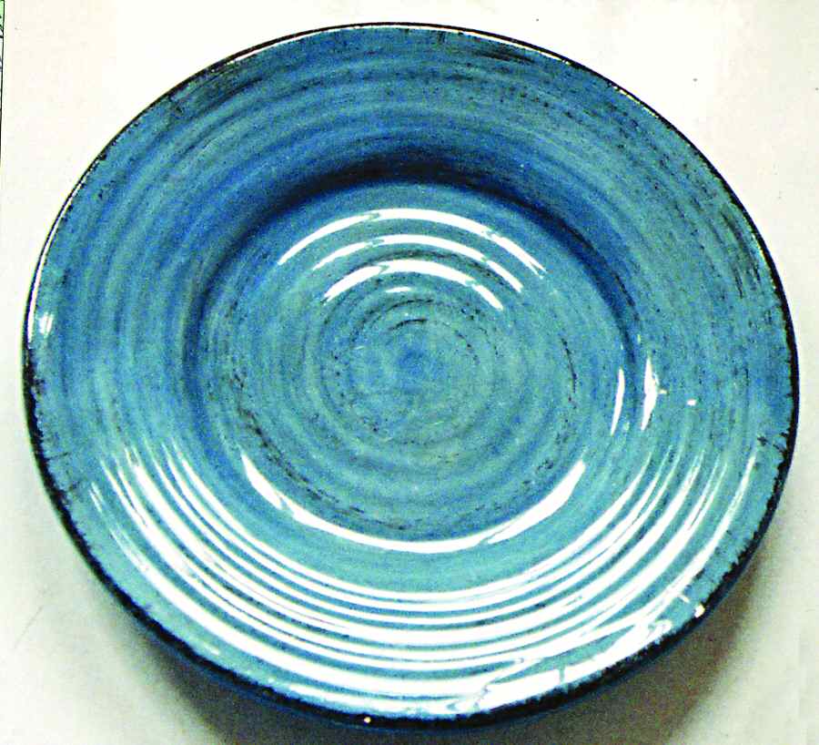 Rustico Blue Dinner Plate by Tabletops Unlimited-1