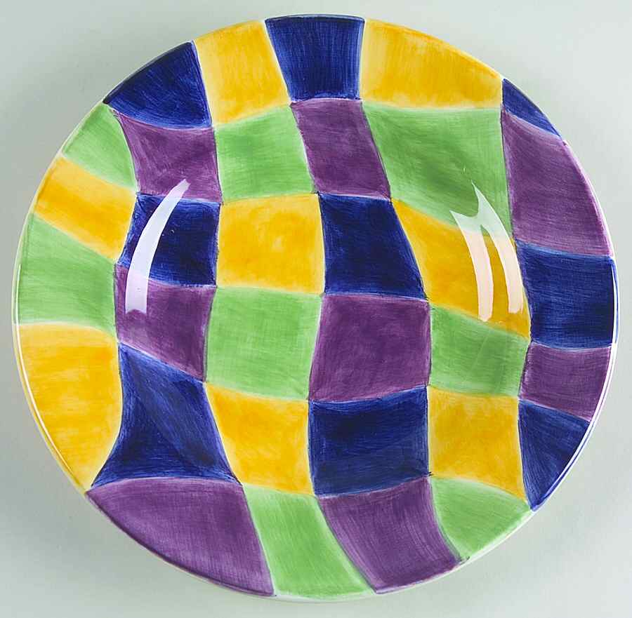 Chromatique Salad Plate by Tabletops Unlimited-1