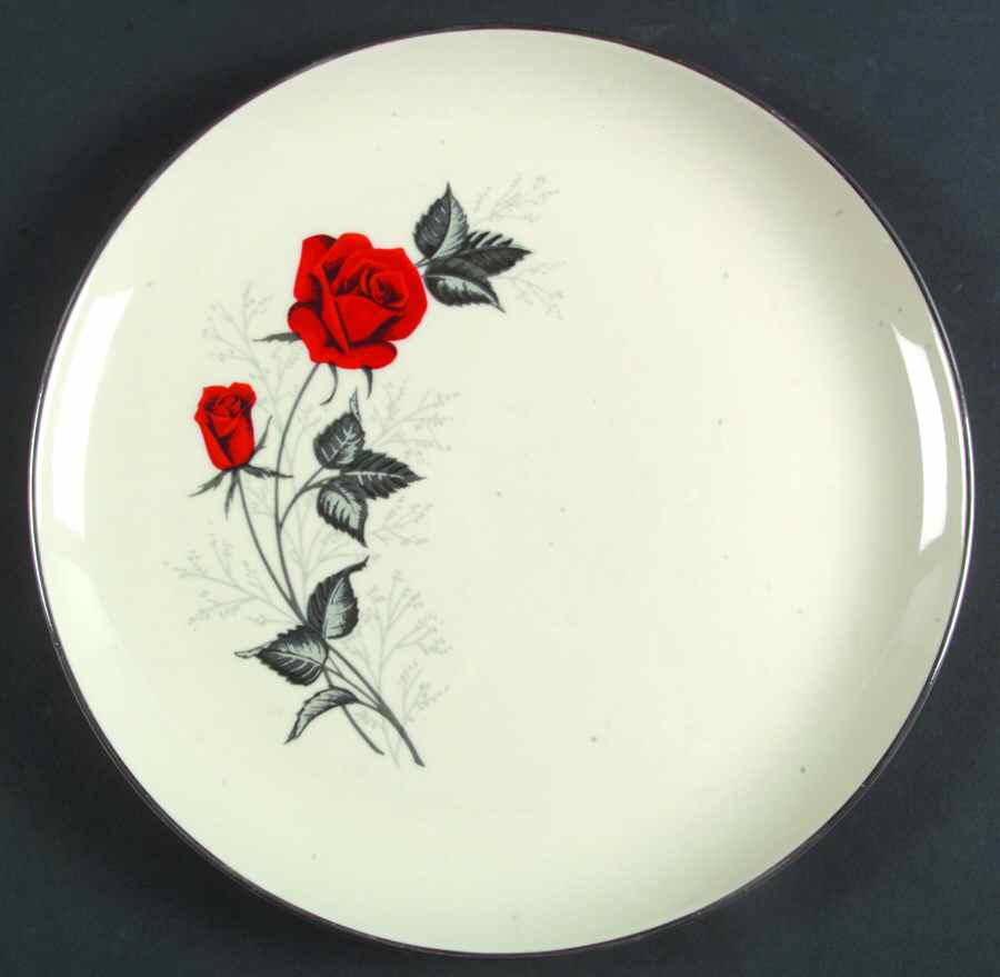 Moulin Rouge (Taylorton) Dinner Plate by Taylor, Smith & Taylor (Ts&T)-1