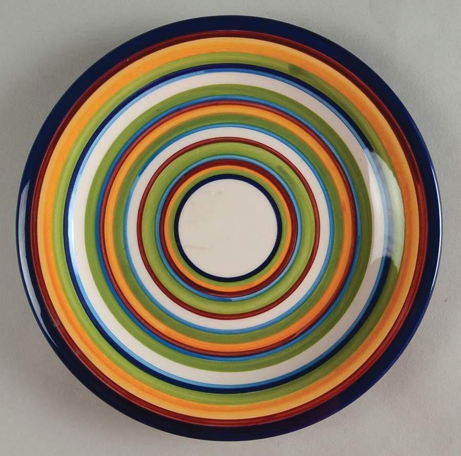 Camder Stripe Salad Plate by Tabletops Unlimited-1