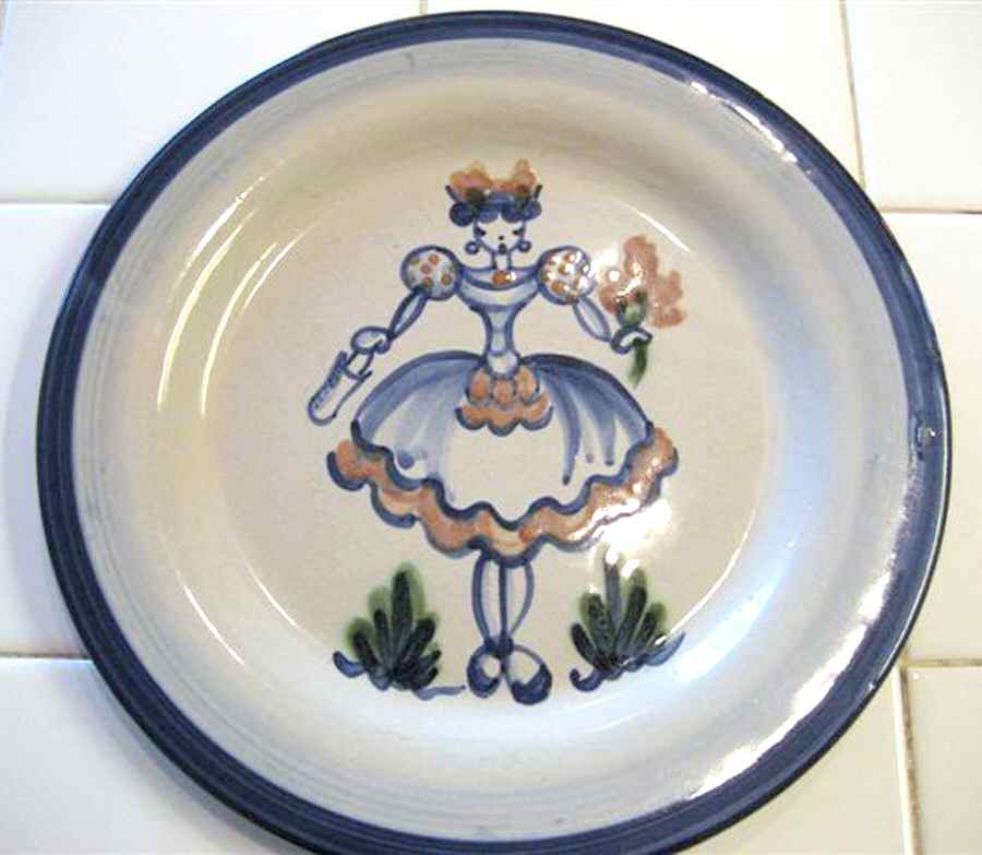 Milk Maid Salad Plate by John B Taylor-1