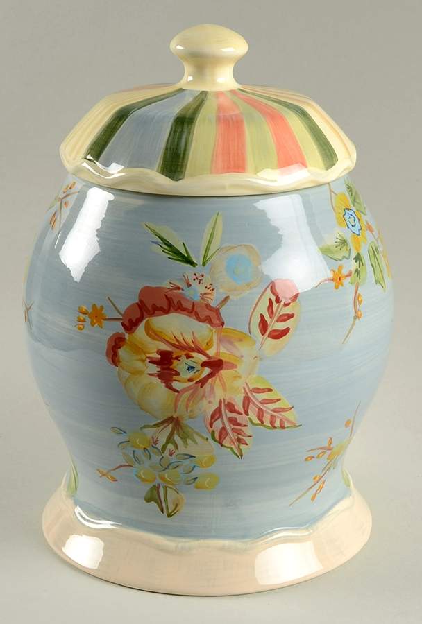 Amourette Cookie Jar & Lid by Tracy Porter-1