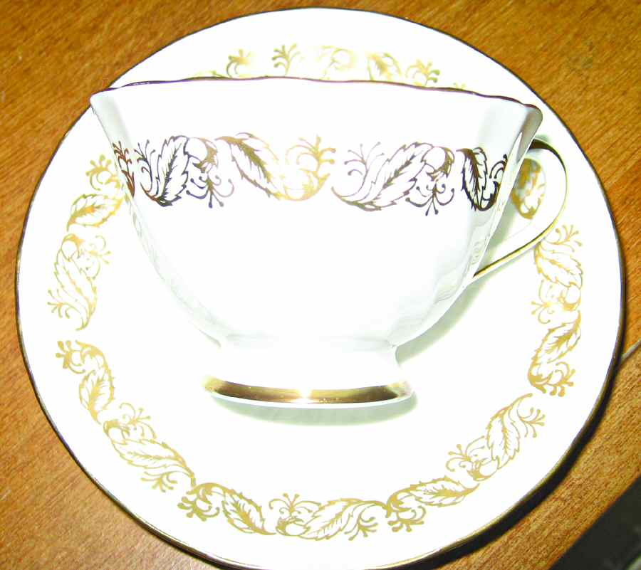 Golden Dale Footed Cup & Saucer Set by Tuscan - Royal Tuscan-1