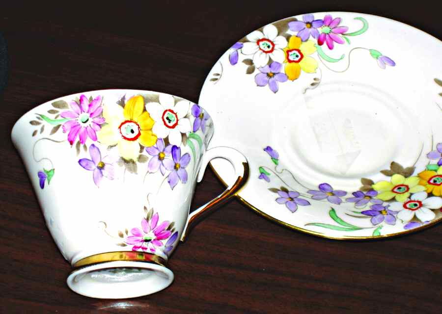 5030h Footed Cup & Saucer Set by Tuscan - Royal Tuscan-1
