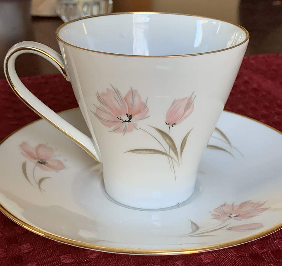 4069 Flat Cup & Saucer Set by Tirschenreuth-1