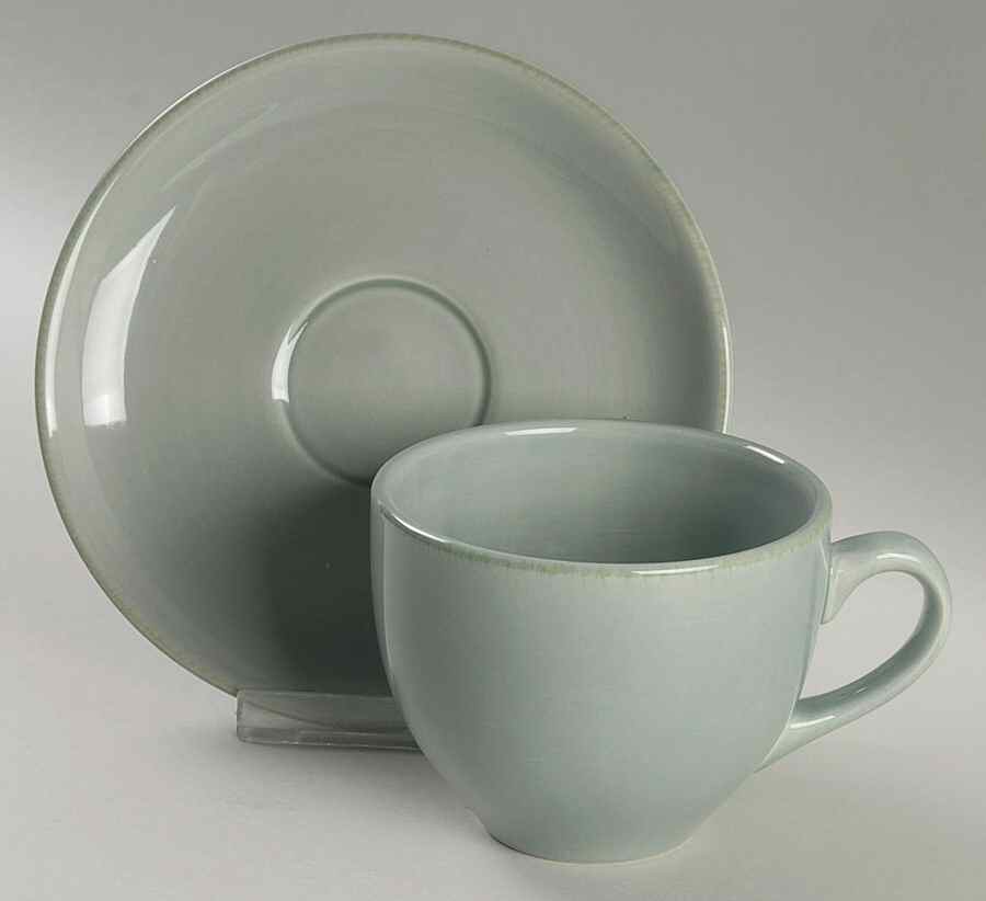 Sorrento Water Flat Cup & Saucer Set by Tag Ltd-1