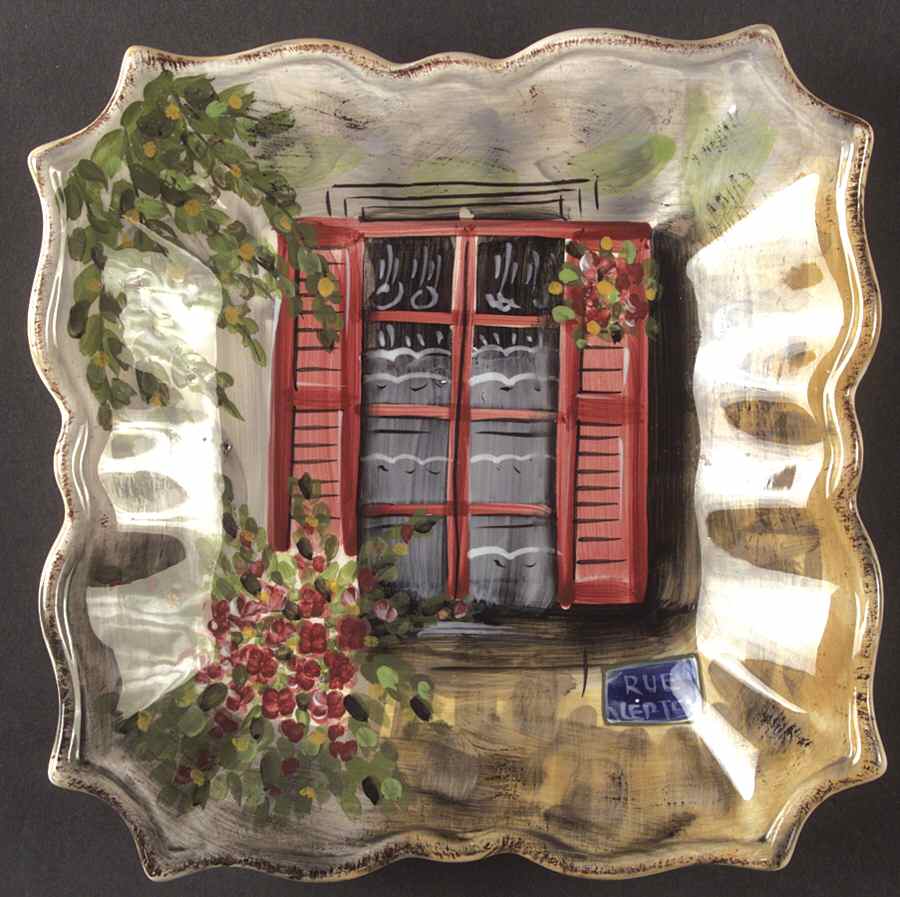 Rue de Paris Salad Plate by Tabletops Unlimited-1