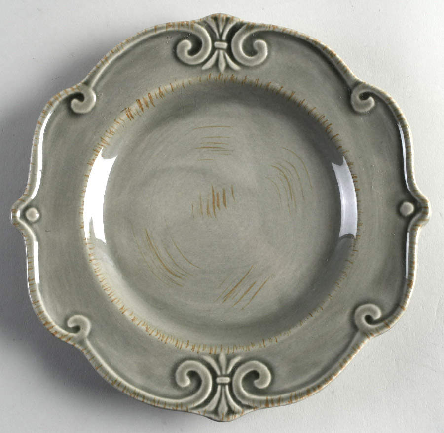 Auvignon Gray Salad Plate by Tienshan-1