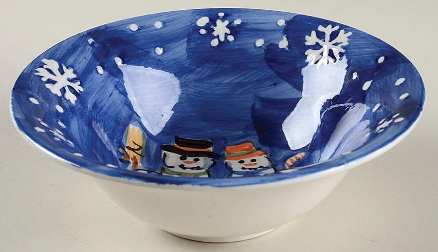 Snow Couple Coupe Soup Bowl by Tabletops Unlimited-1