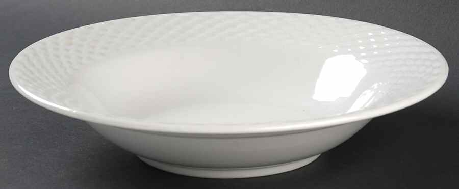 Basket Wreath Large Rim Soup Bowl by Tabletops Unlimited-1