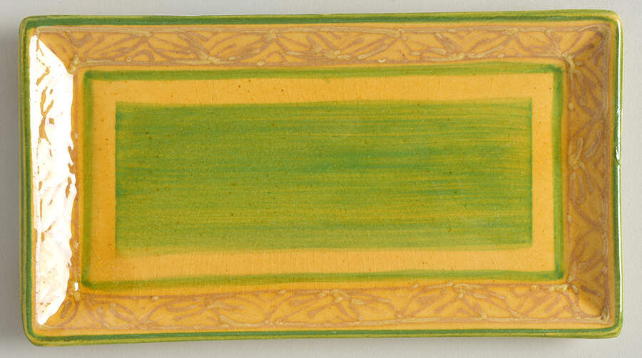 Olive 8" Rectangular Tray by Terre e Provence-1