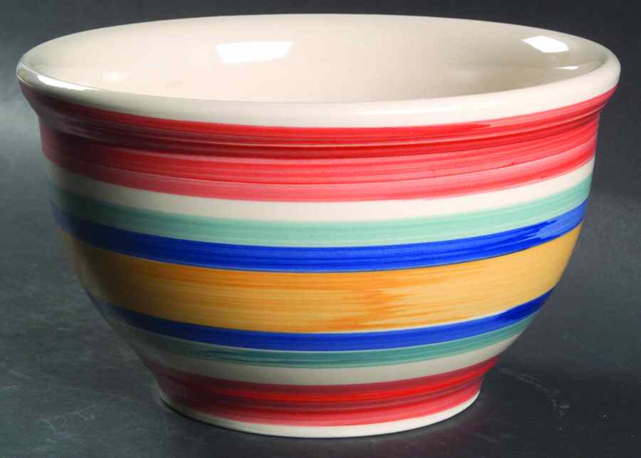 Water Color Red (Round) 8" Mixing Bowl by Tabletops Unlimited-1