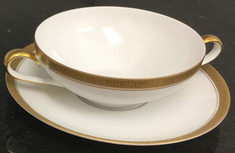 423 Flat Cream Soup Bowl & Saucer Set by Thomas-1