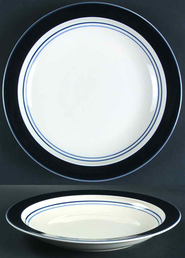Kitchen Basics Cobalt (Rim Shape) Dinner Plate by Tienshan-1