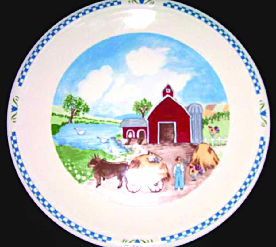 Barn Dinner Plate by Thomson-1