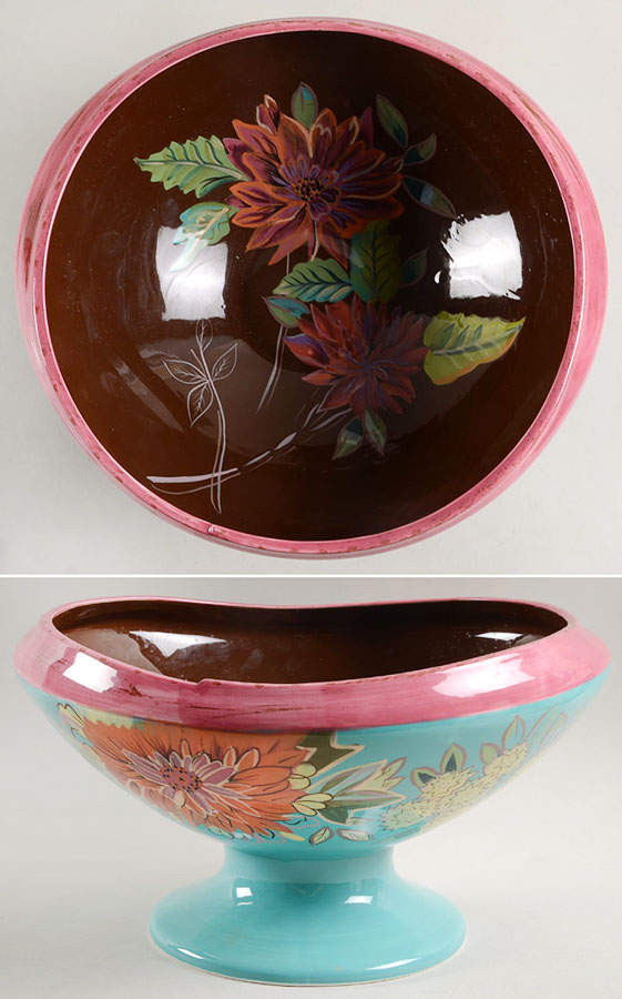 Vivre Bowl-Footed 11" by Tracy Porter-1
