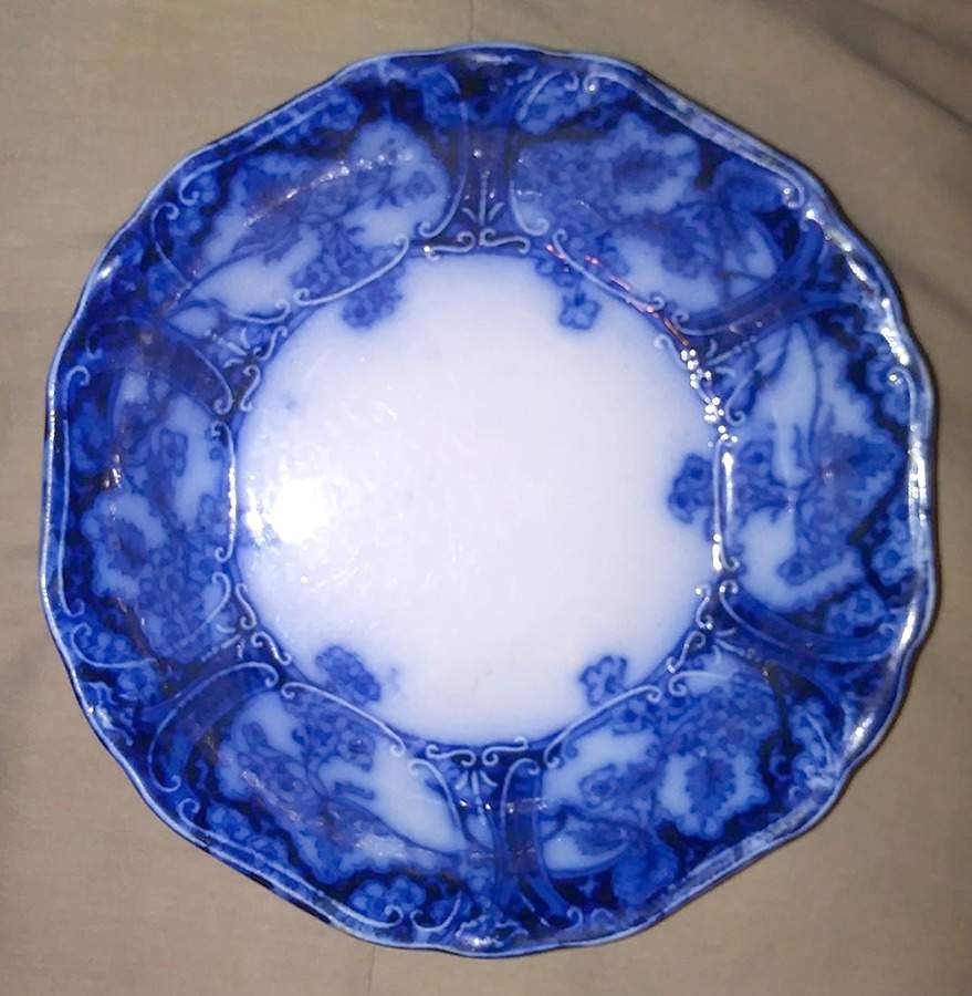 Cecil (Flow Blue) Fruit/Dessert (Sauce) Bowl by Till & Sons-1