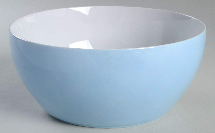 Sunny Day Pastel Blue 8" Round Vegetable Bowl by Thomas-1