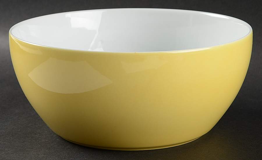 Sunny Day Pastel Yellow 8" Round Vegetable Bowl by Thomas-1