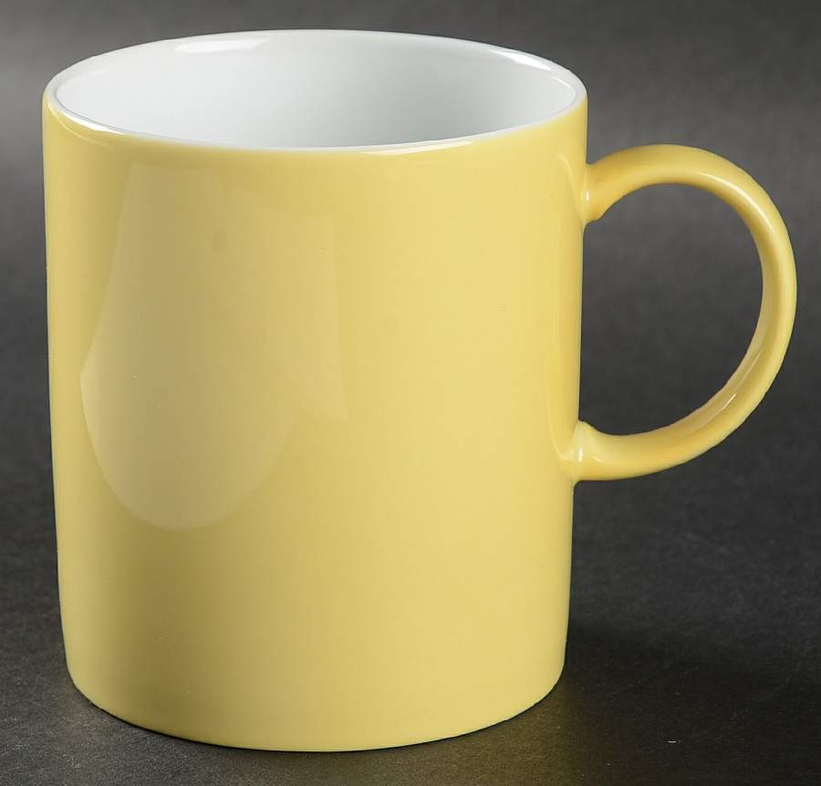 Sunny Day Pastel Yellow Mug by Thomas-1