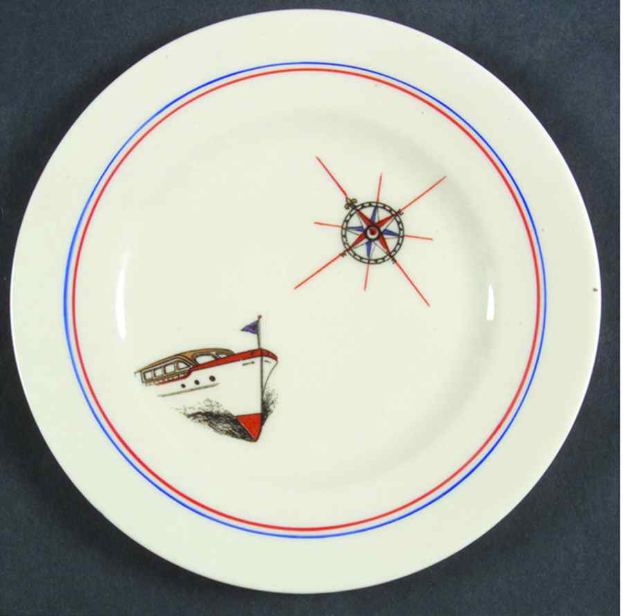 TAT29 (No Trim) Bread & Butter Plate by Tatler of Trenton-1