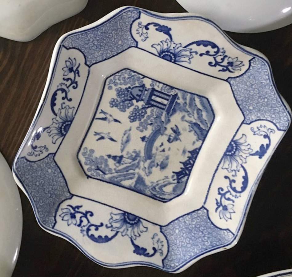 Kang He Square Handled Cake Plate by Till & Sons-1