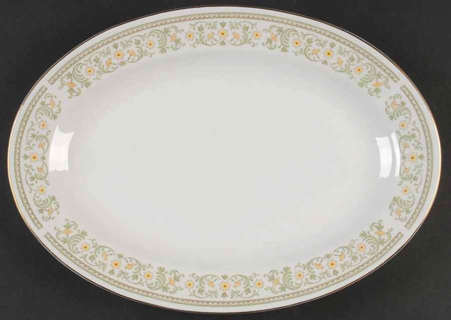 Imperial 12" Oval Serving Platter by Tientsin-1