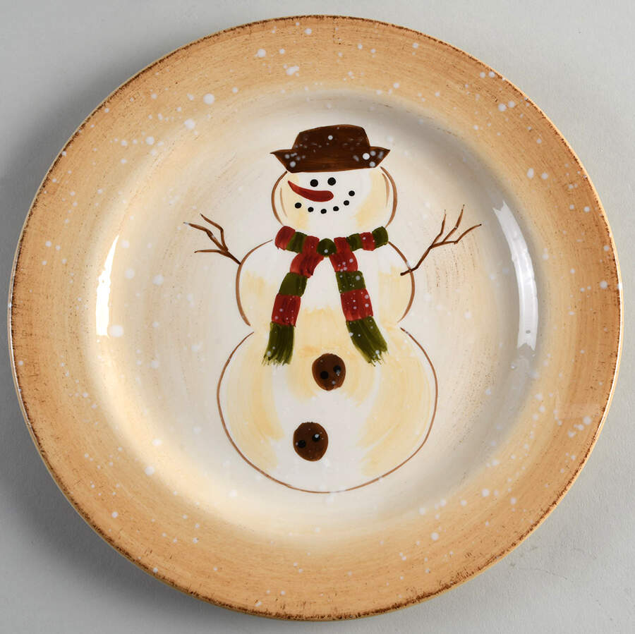 Winter Wonderland Dinner Plate by Tabletops Unlimited-1