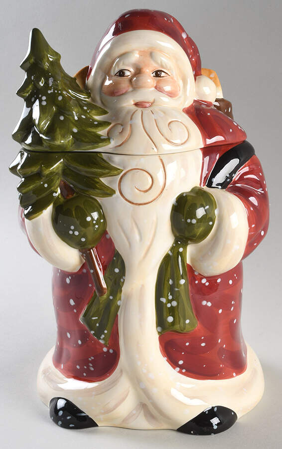 Winter Wonderland Figural Cookie Jar & Lid by Tabletops Unlimited-1
