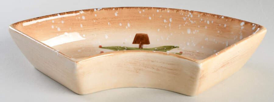 Winter Wonderland Lazy Susan-Side Dish by Tabletops Unlimited-1