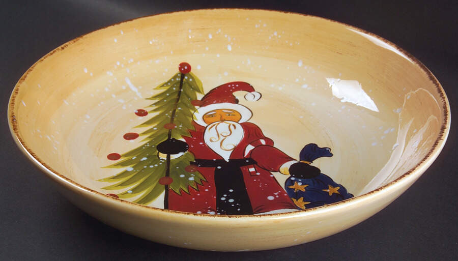 Winter Wonderland 14" Round Serving Bowl by Tabletops Unlimited-1