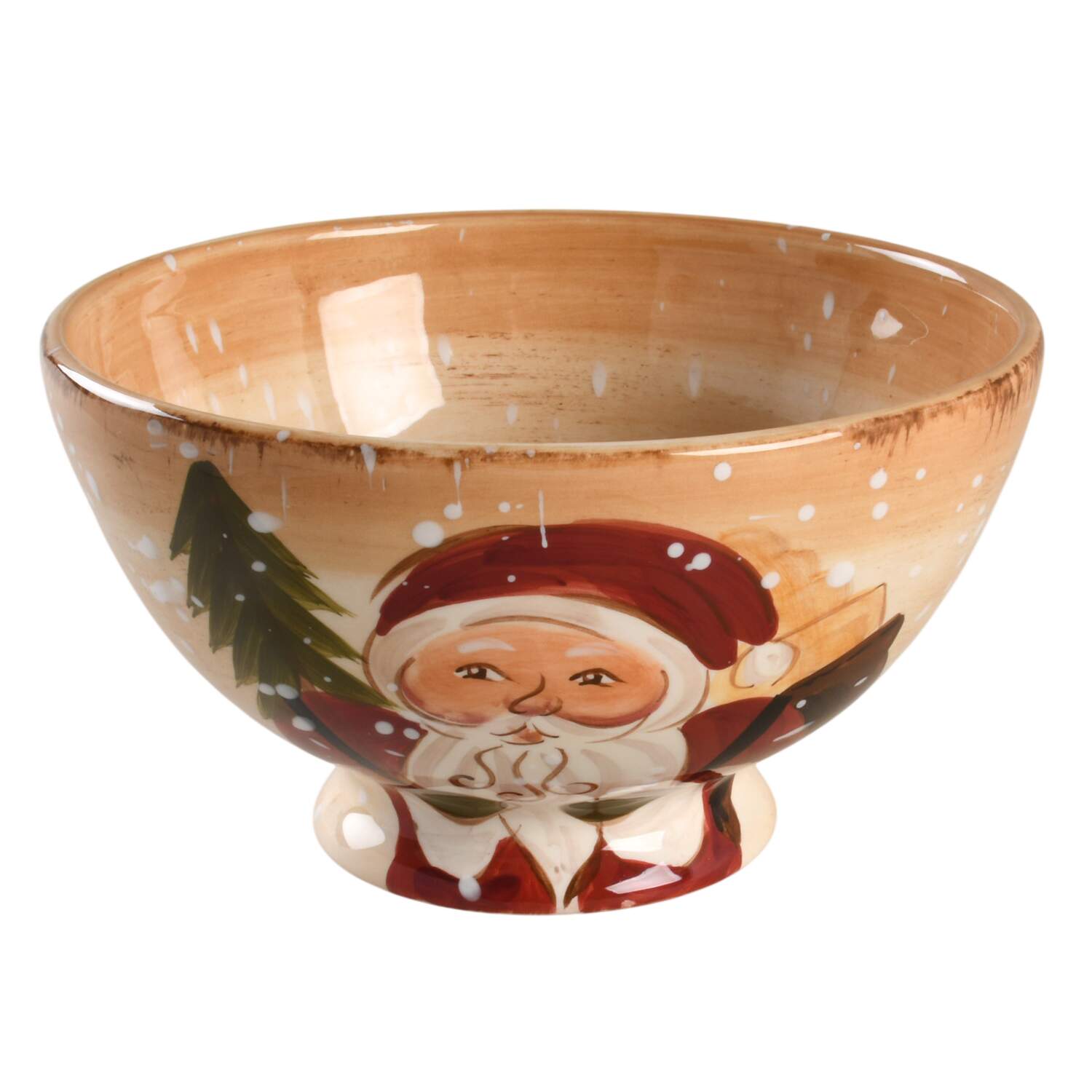 Winter Wonderland 7" Footed Bowl by Tabletops Unlimited-1