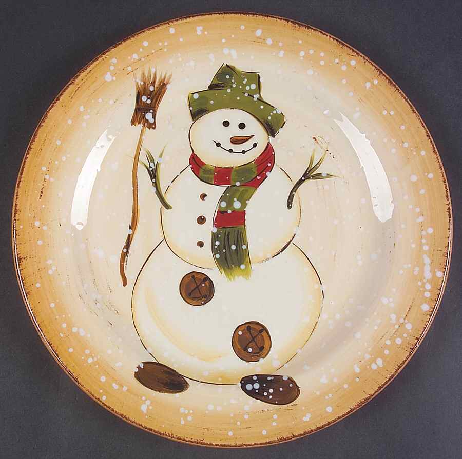 Winter Wonderland Dinner Plate by Tabletops Unlimited-1
