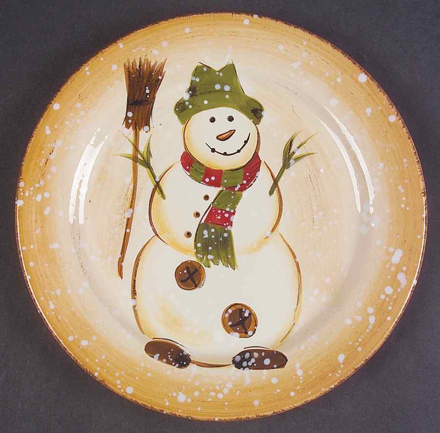 Winter Wonderland Salad Plate by Tabletops Unlimited-1