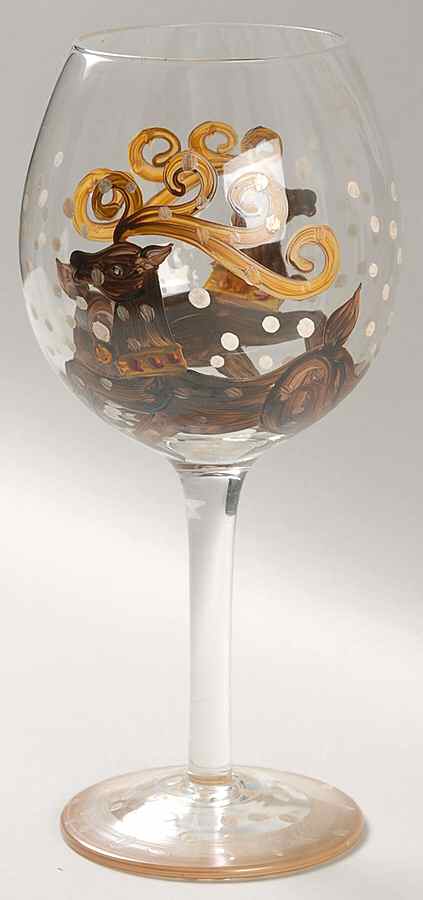 Winter Wonderland Glassware-Wine Balloon by Tabletops Unlimited-1