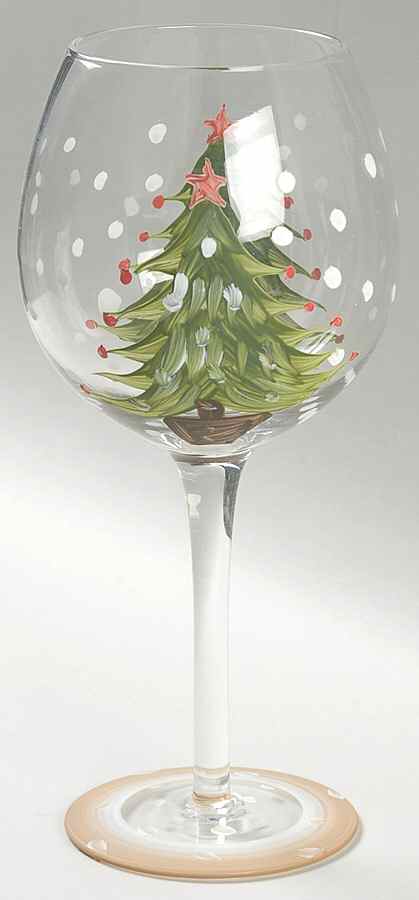 Winter Wonderland Glassware-Wine Balloon by Tabletops Unlimited-1