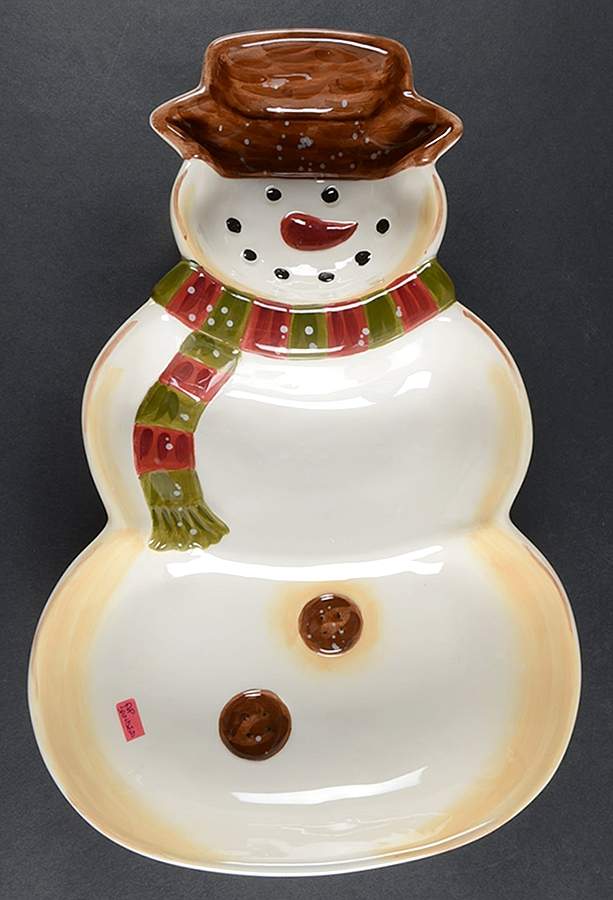 Winter Wonderland 1 Piece Figural Chip and Dip by Tabletops Unlimited-1