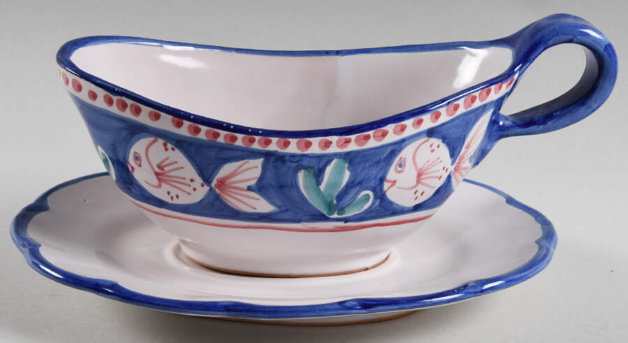 Solimene (Made in Italy, Dishwasher Safe) Gravy Boat & Underplate by Target-1