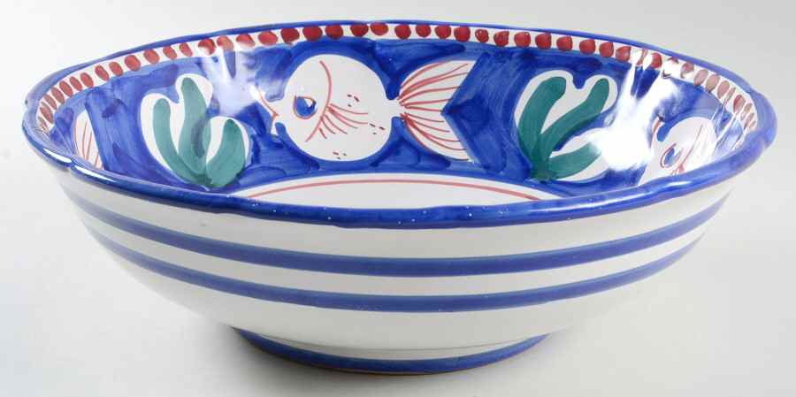 Solimene (Made in Italy, Dishwasher Safe) 12" Round Serving Bowl by Target-1
