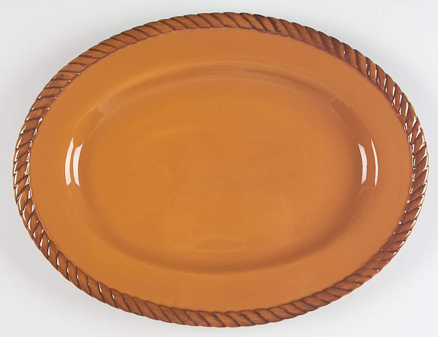Villa Bellagio 16" Oval Serving Platter by Tabletops Unlimited-1