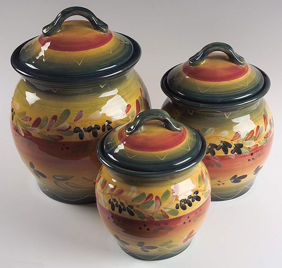 La Province (3 Piece) Canister Set (Box Set) by Tabletops Unlimited-1