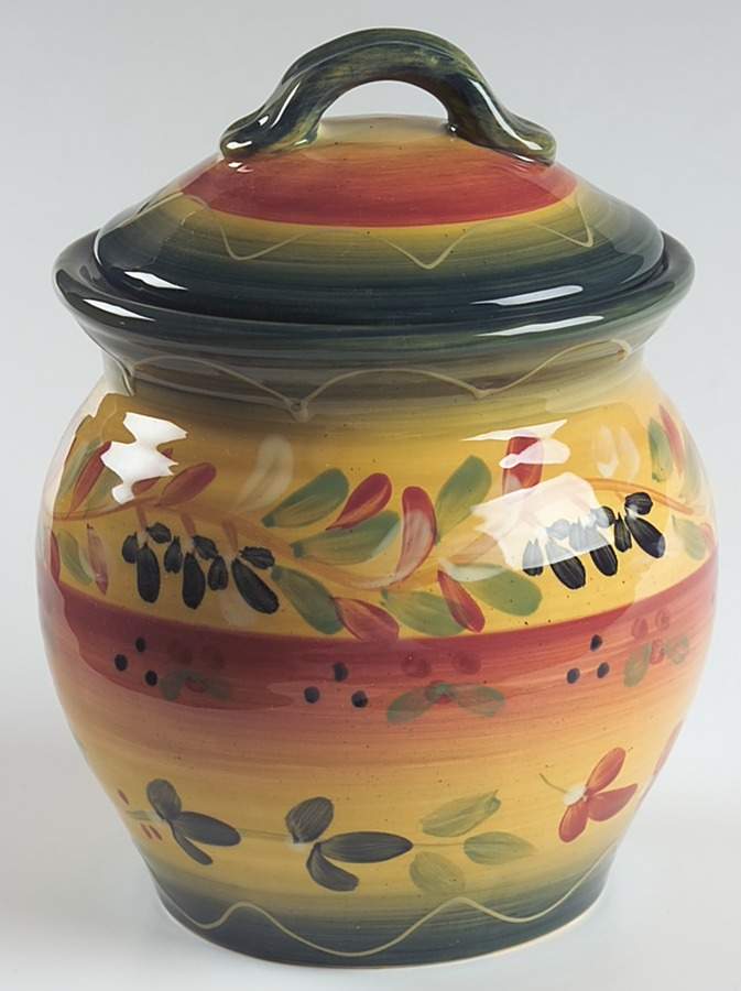 La Province Small Canister & Lid by Tabletops Unlimited-1