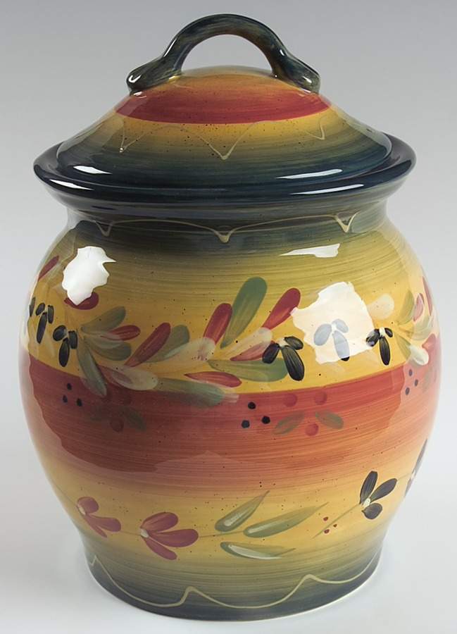 La Province Large Canister & Lid by Tabletops Unlimited-1