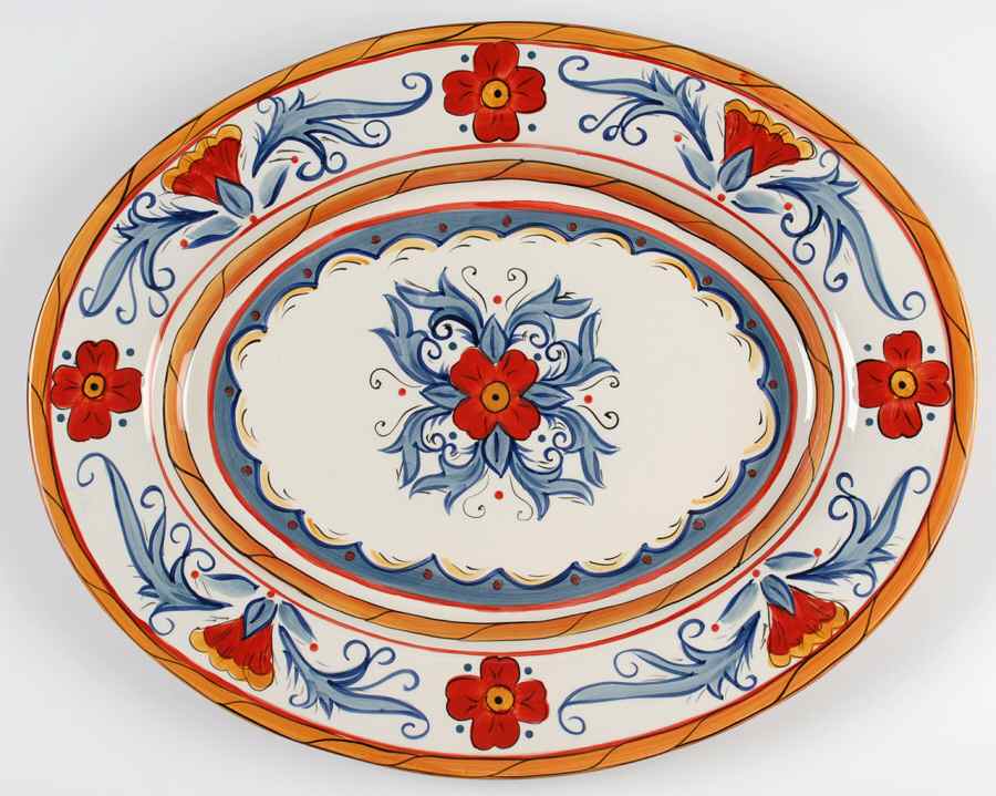 Italiano 17" Oval Serving Platter by Tabletops Unlimited-1